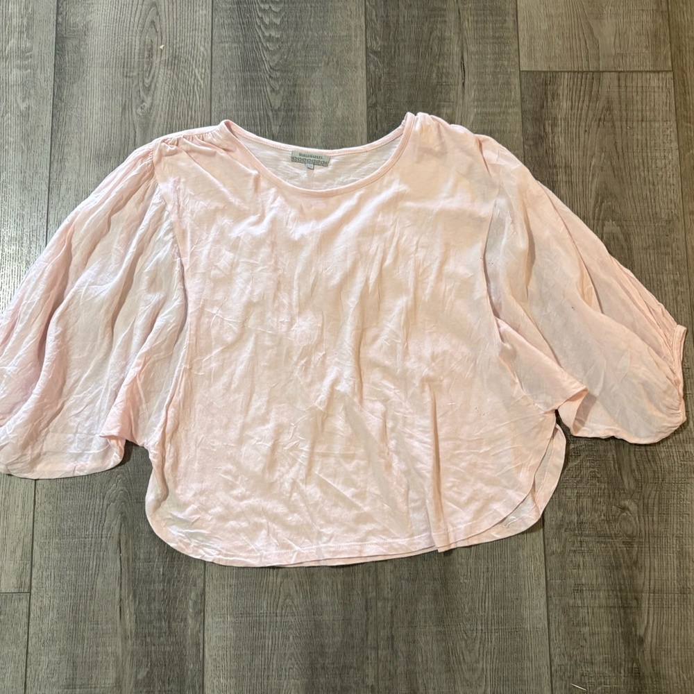 🌸World Market Light Pink Oversized Blouse🌸